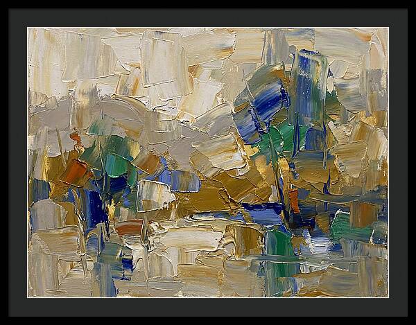 Spring Rain Abstract Landscape