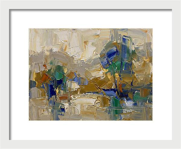 Spring Rain Abstract Landscape