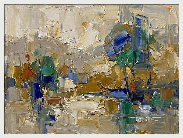 Spring Rain Abstract Landscape
