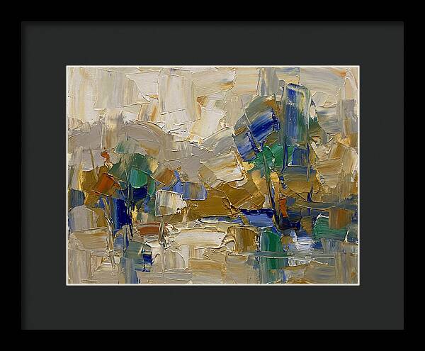 Spring Rain Abstract Landscape