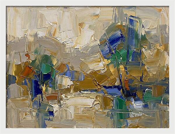 Spring Rain Abstract Landscape