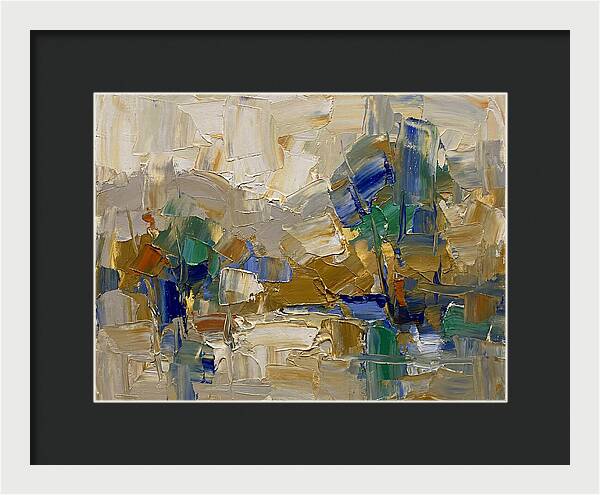 Spring Rain Abstract Landscape