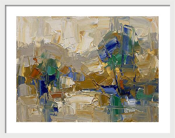 Spring Rain Abstract Landscape