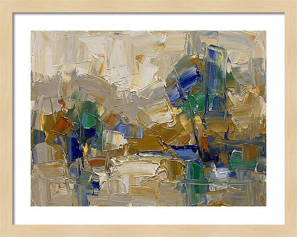 Spring Rain Abstract Landscape