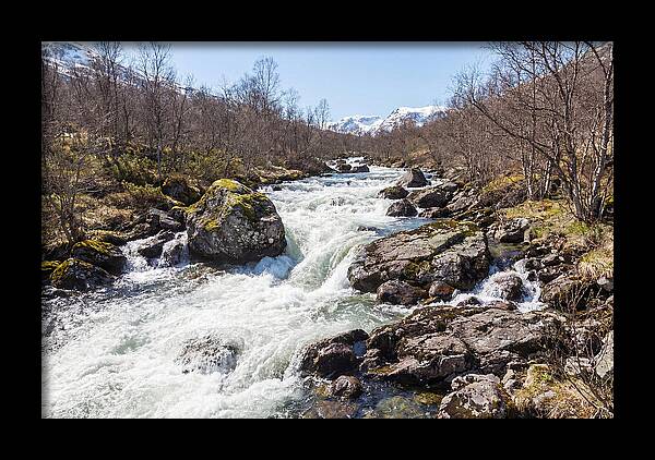 Spring River Rushing With Snowmelt