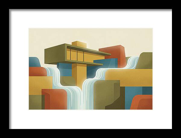Spring Waterfall Flowing