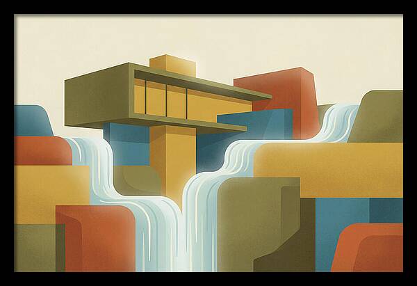 Spring Waterfall Flowing