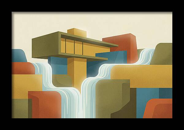 Spring Waterfall Flowing