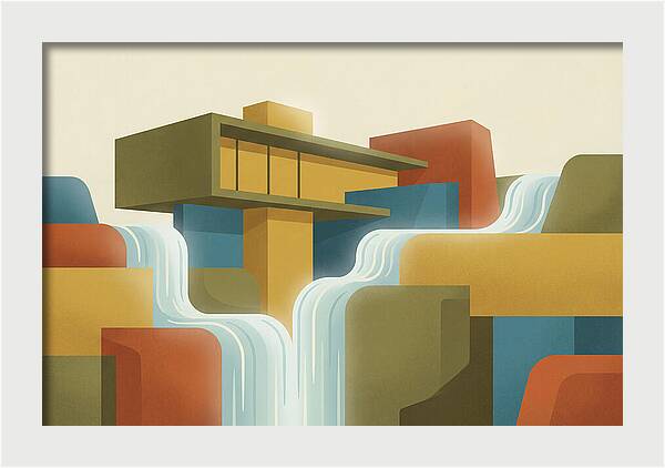 Spring Waterfall Flowing