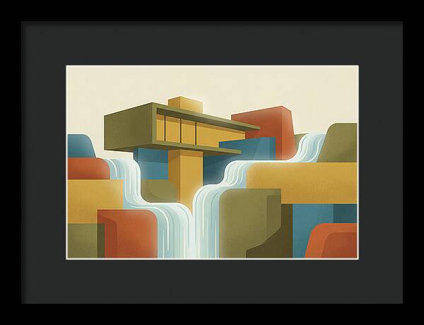Spring Waterfall Flowing