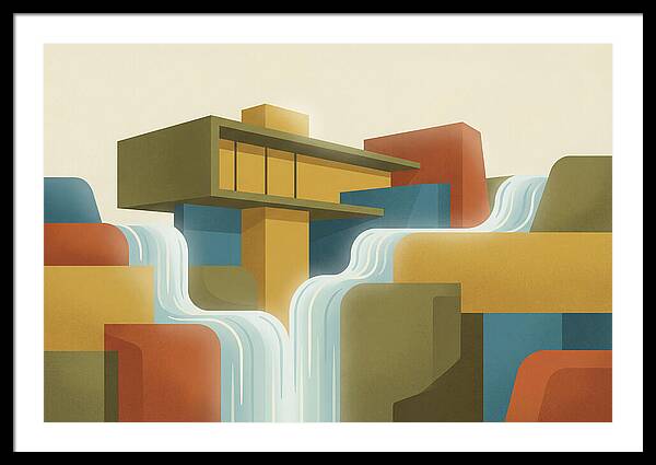 Spring Waterfall Flowing