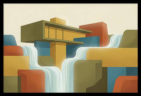 Spring Waterfall Flowing