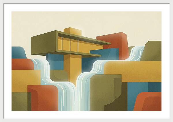 Spring Waterfall Flowing