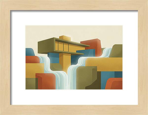 Spring Waterfall Flowing