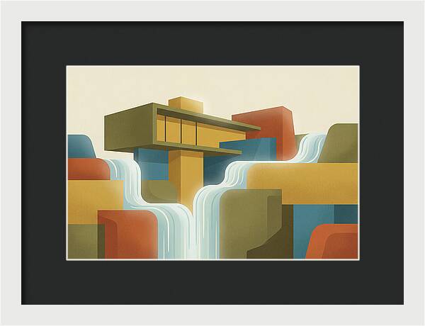 Spring Waterfall Flowing