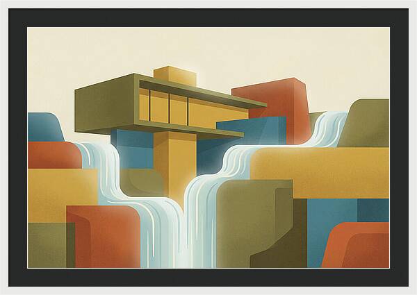 Spring Waterfall Flowing