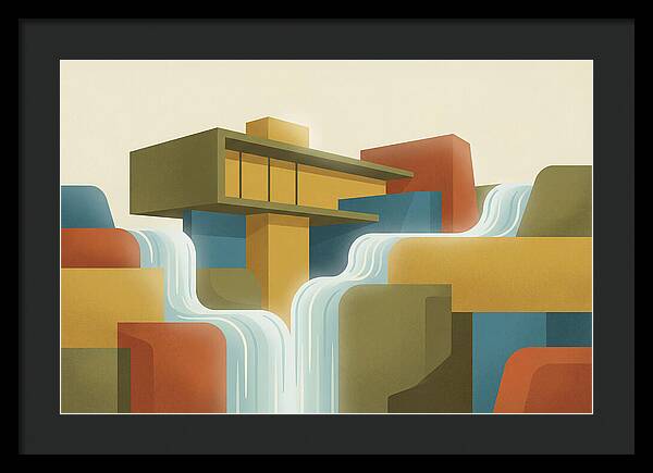 Spring Waterfall Flowing