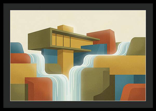 Spring Waterfall Flowing