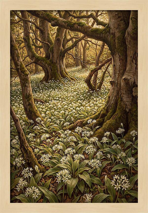 Spring Wild Garlic Bloom
