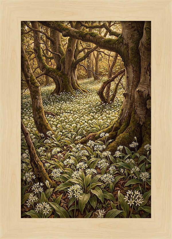 Spring Wild Garlic Bloom