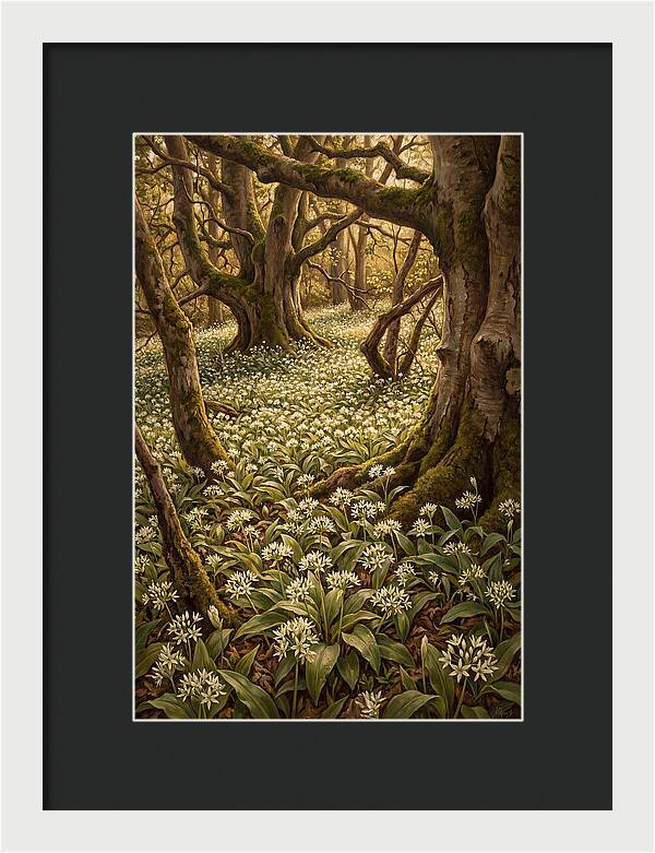 Spring Wild Garlic Bloom