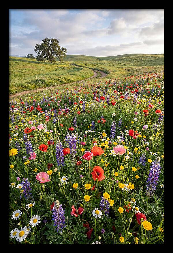 Spring Wildflowers In Bloom