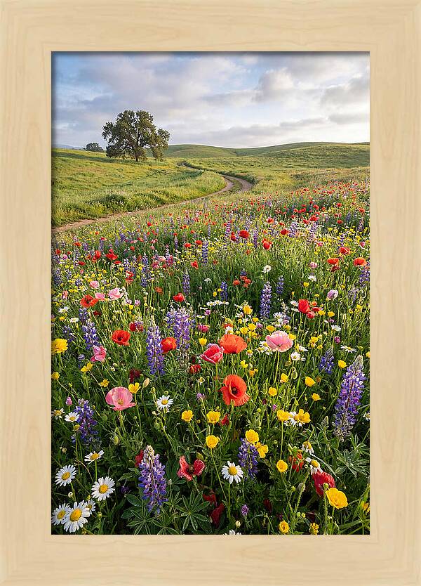 Spring Wildflowers In Bloom