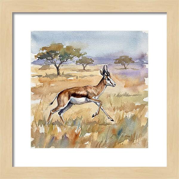 Springbok In Motion