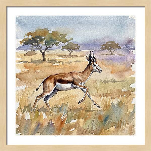 Springbok In Motion