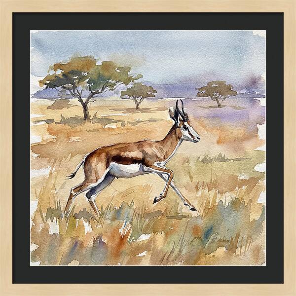 Springbok In Motion