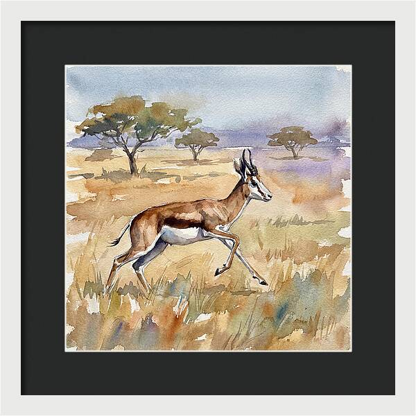 Springbok In Motion