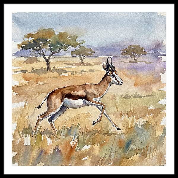 Springbok In Motion