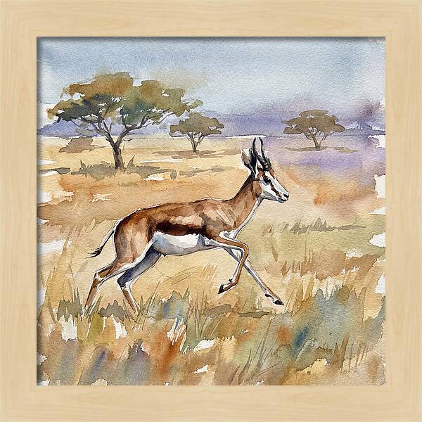 Springbok In Motion