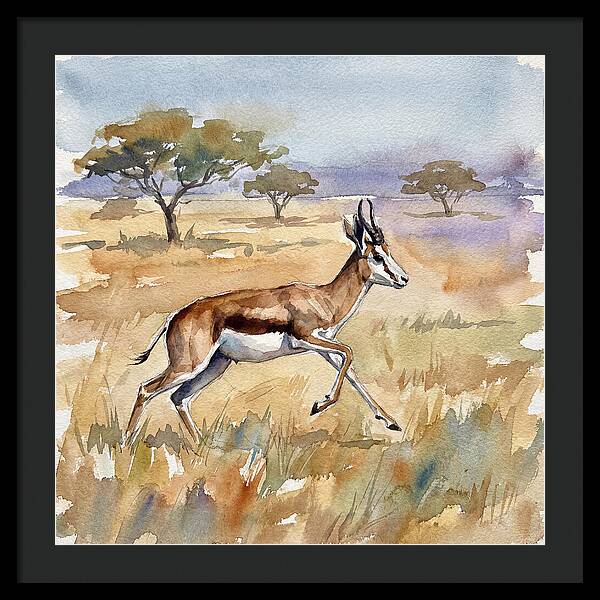 Springbok In Motion