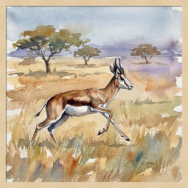 Springbok In Motion