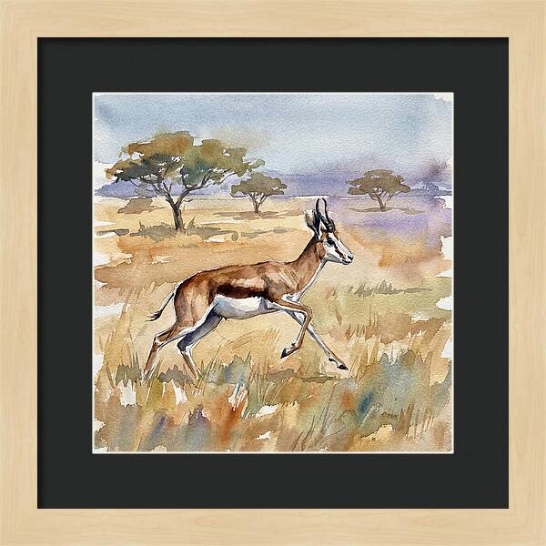 Springbok In Motion