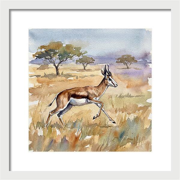 Springbok In Motion