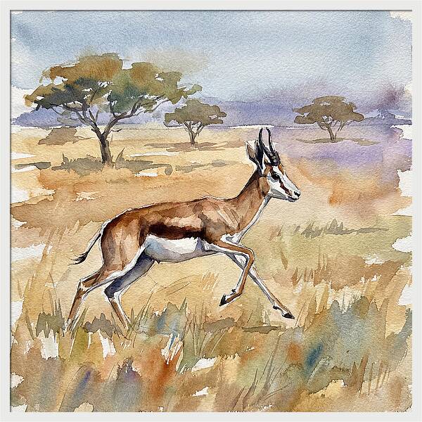 Springbok In Motion