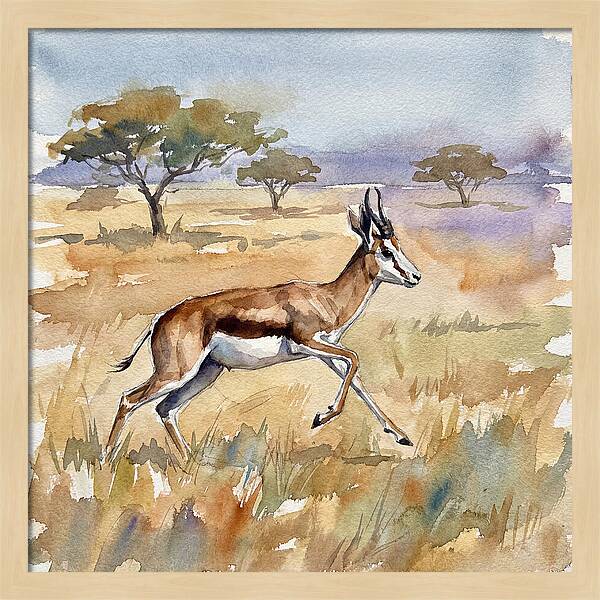 Springbok In Motion