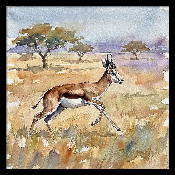 Springbok In Motion