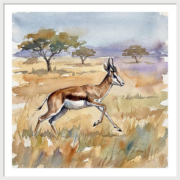 Springbok In Motion
