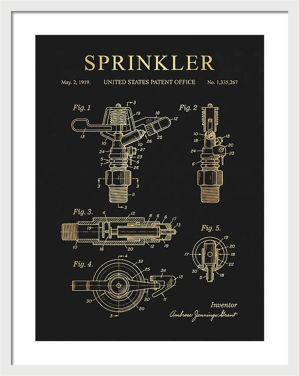 Sprinkler Gold Patent Us1335267