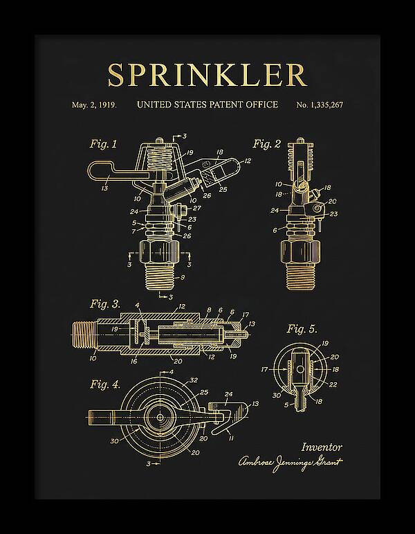 Sprinkler Gold Patent Us1335267