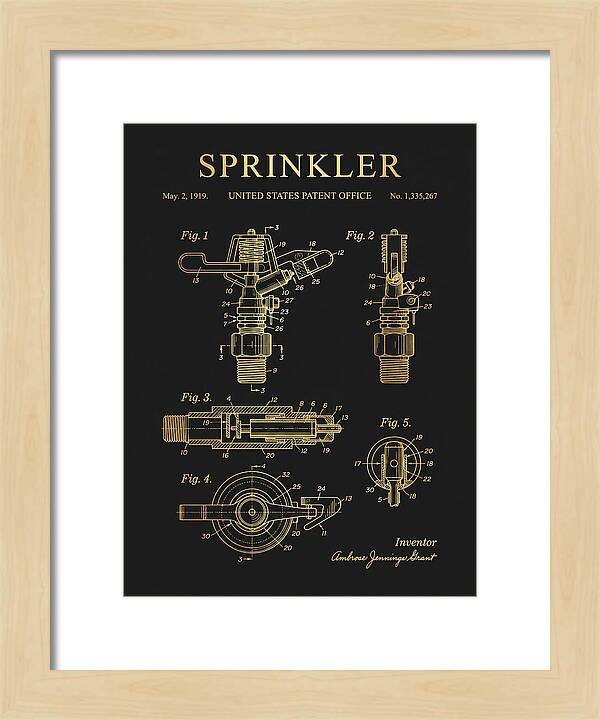 Sprinkler Gold Patent Us1335267
