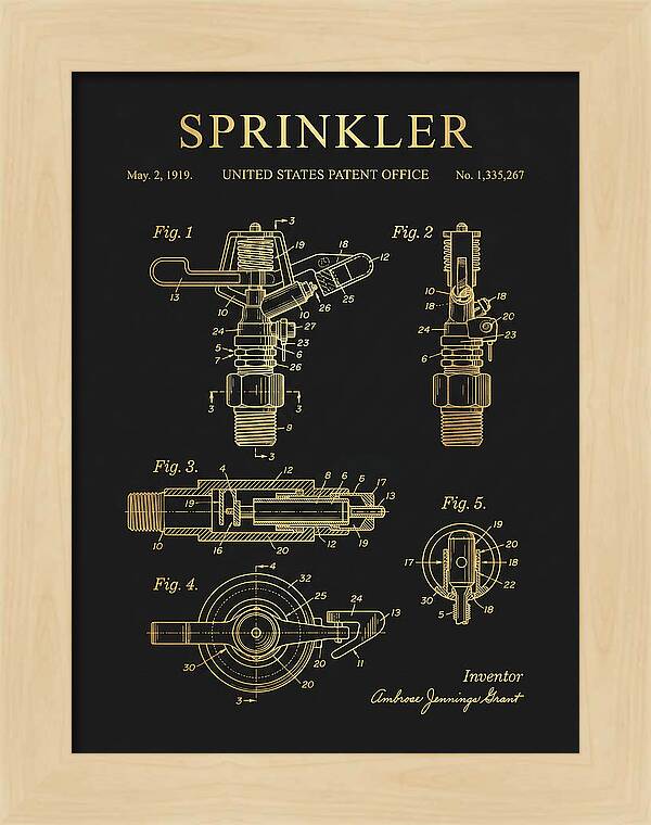 Sprinkler Gold Patent Us1335267