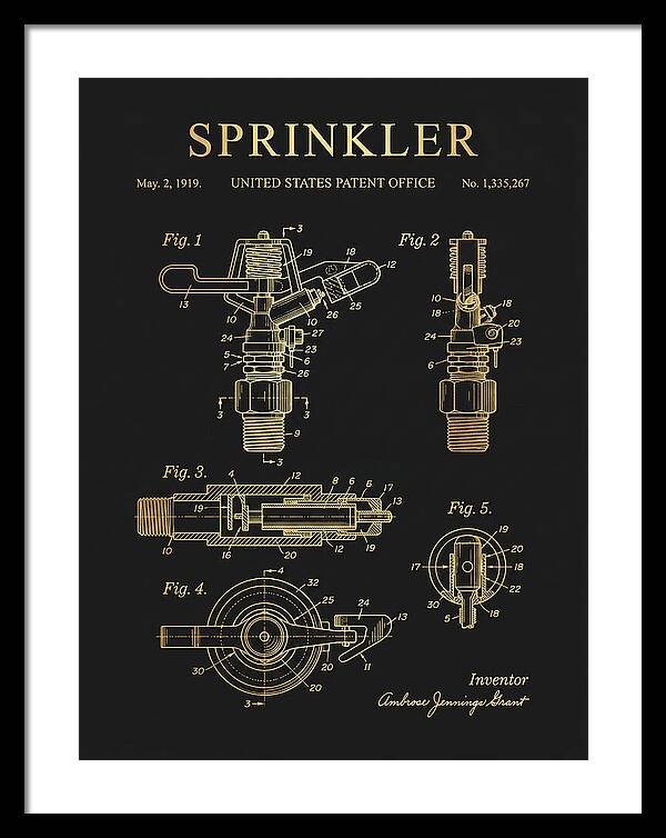 Sprinkler Gold Patent Us1335267