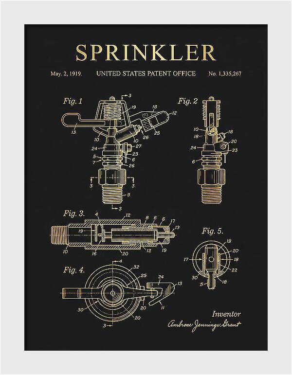Sprinkler Gold Patent Us1335267