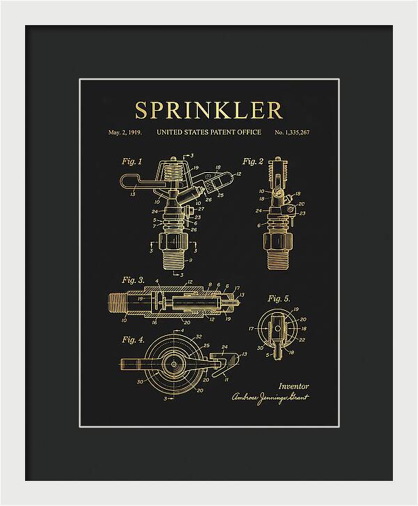 Sprinkler Gold Patent Us1335267