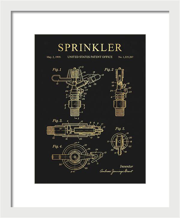 Sprinkler Gold Patent Us1335267