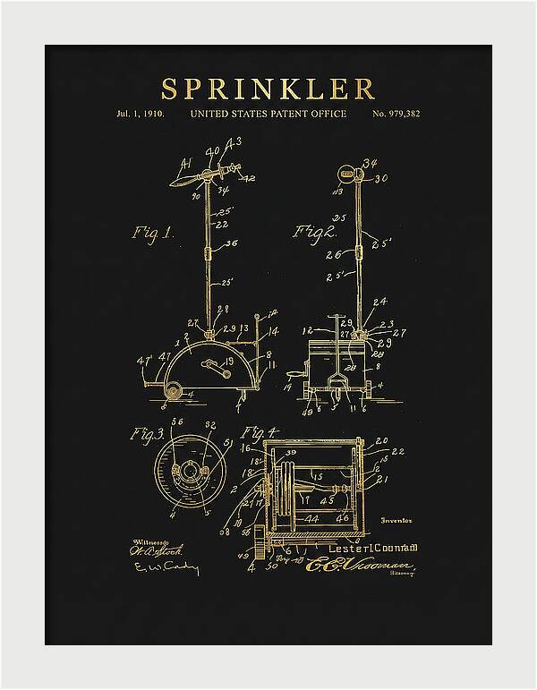 Sprinkler Gold Patent Us979382